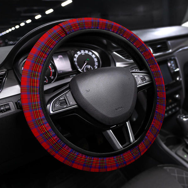 Leslie Modern Tartan Steering Wheel Cover