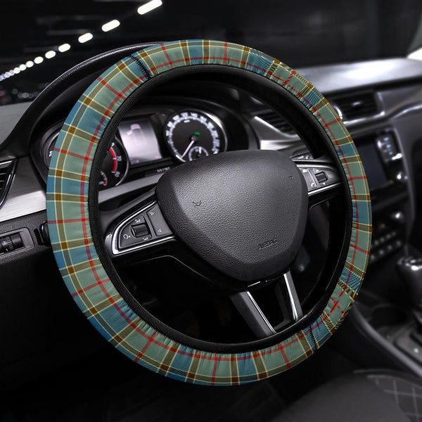 Balfour Blue Tartan Steering Wheel Cover