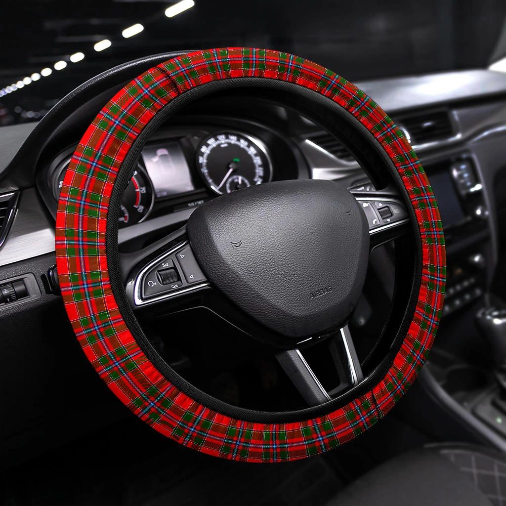 Butter Tartan Steering Wheel Cover