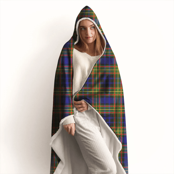 Clelland Modern Tartan Classic Hooded Blanket