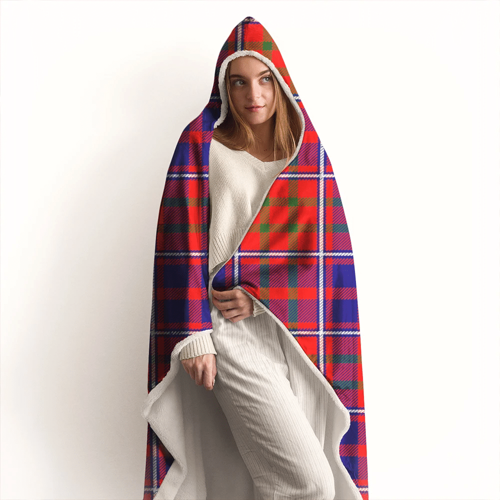 Cameron of Lochiel Modern Tartan Classic Hooded Blanket