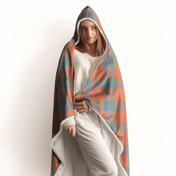 Robertson Ancient Tartan Classic Hooded Blanket