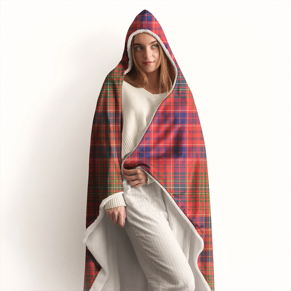 Lumsden Modern Tartan Classic Hooded Blanket