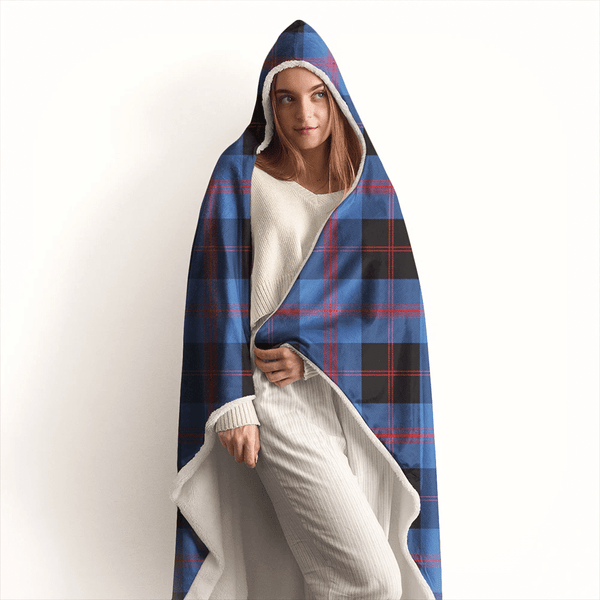 Angus Modern Tartan Classic Hooded Blanket