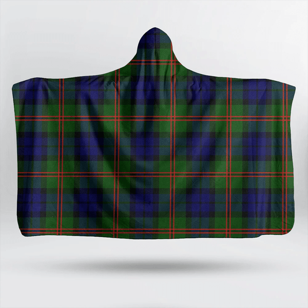 Dundas Modern Tartan Classic Hooded Blanket