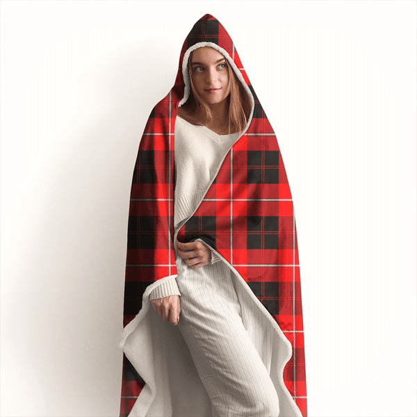 Cunningham Modern Tartan Classic Hooded Blanket