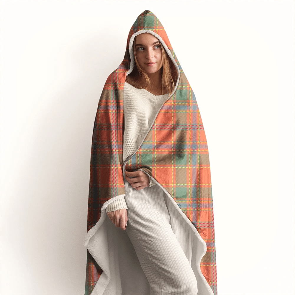 Munro Ancient Tartan Classic Hooded Blanket