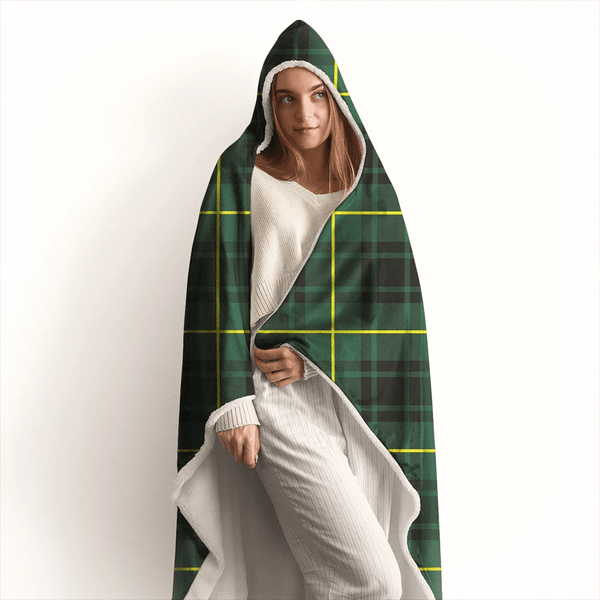 MacArthur Modern Tartan Classic Hooded Blanket