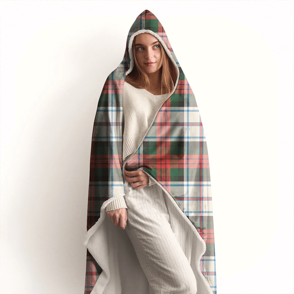 MacDuff Dress Modern Tartan Classic Hooded Blanket