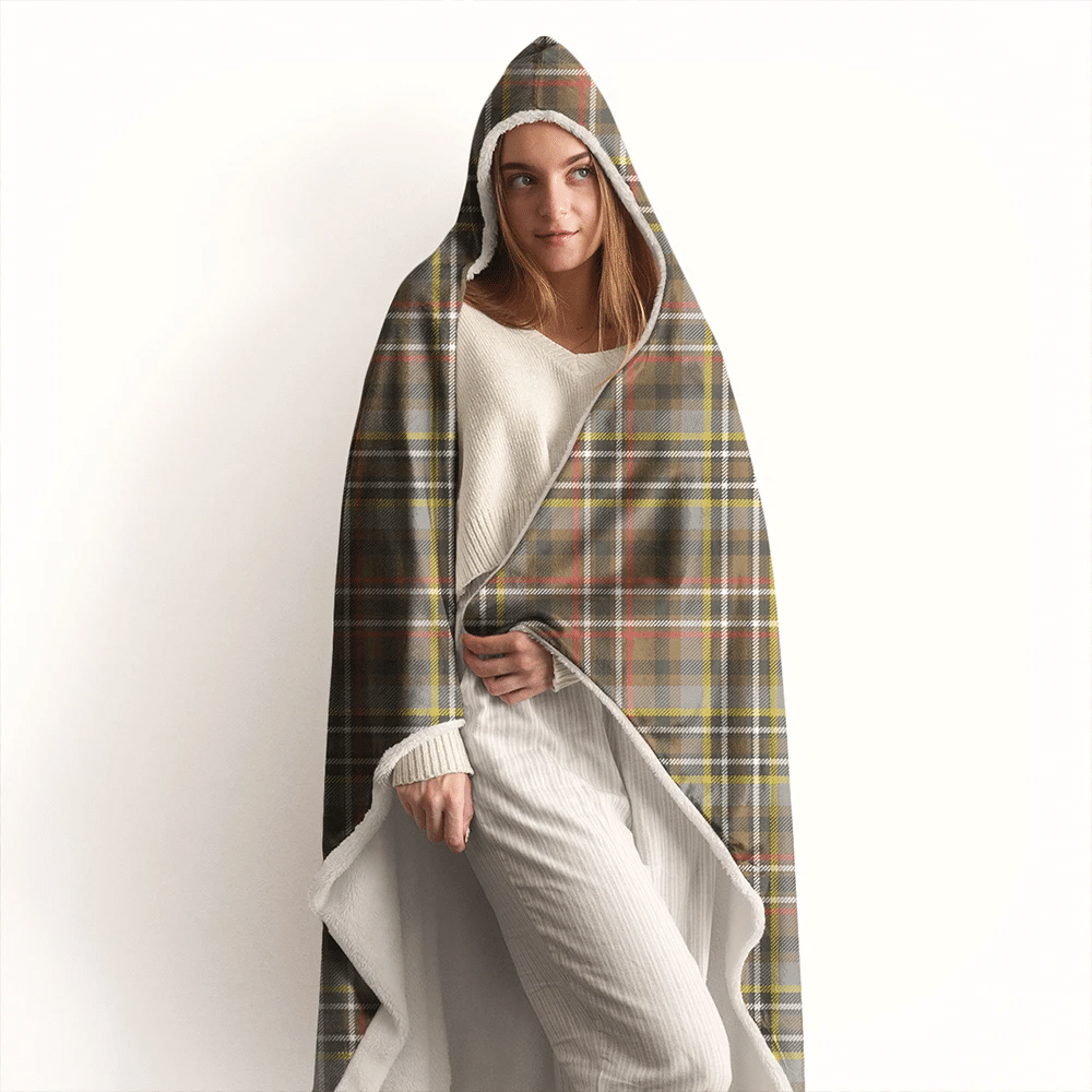 Scott Green Weathered Tartan Classic Hooded Blanket