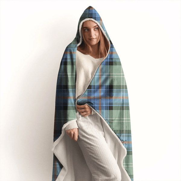 Sutherland Old Ancient Tartan Classic Hooded Blanket