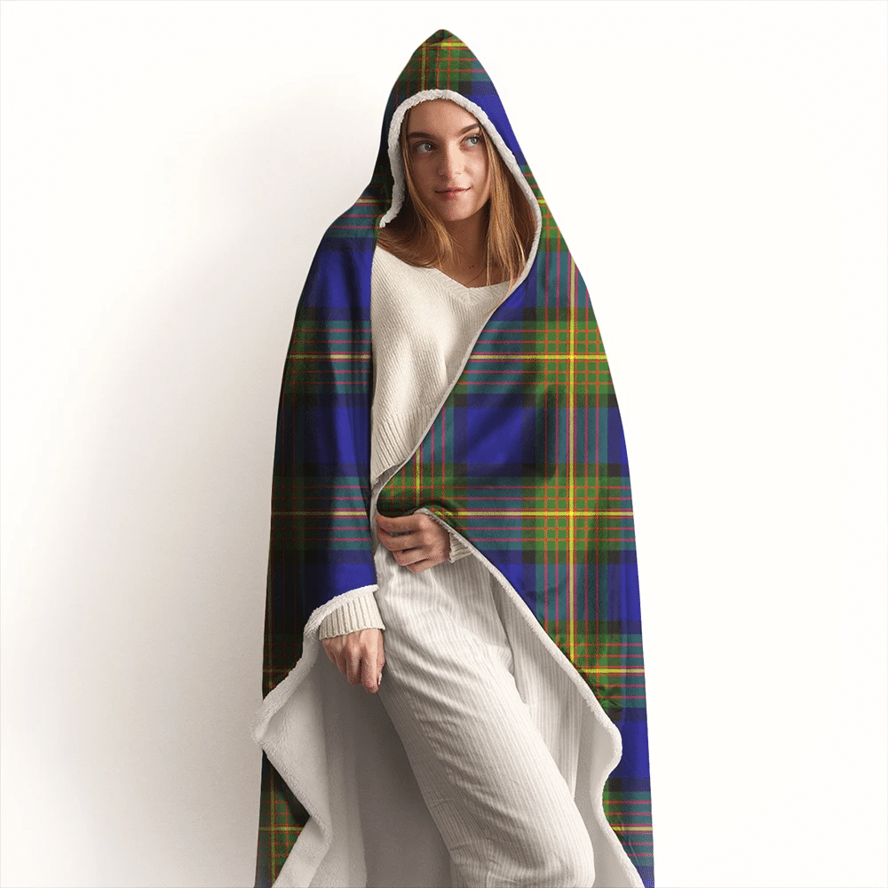 More (Muir) Tartan Classic Hooded Blanket