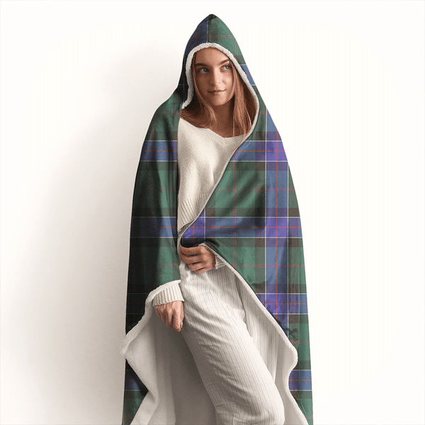 Sinclair Hunting Modern Tartan Classic Hooded Blanket