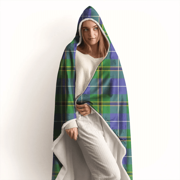 Turnbull Hunting Tartan Classic Hooded Blanket