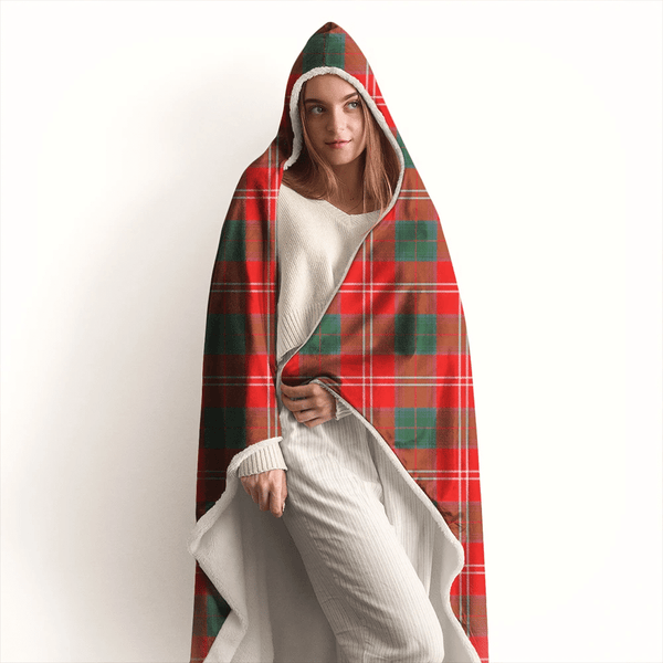 Chisholm Modern Tartan Classic Hooded Blanket