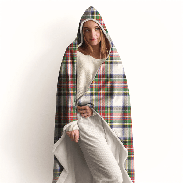 Stewart Dress Modern Tartan Classic Hooded Blanket