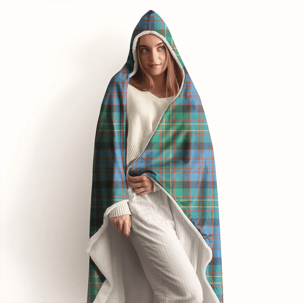 Bowie Ancient Tartan Classic Hooded Blanket