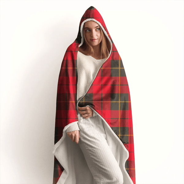 Wallace Weathered Tartan Classic Hooded Blanket