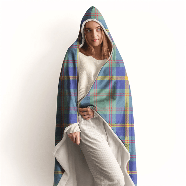 US Marine Tartan Classic Hooded Blanket