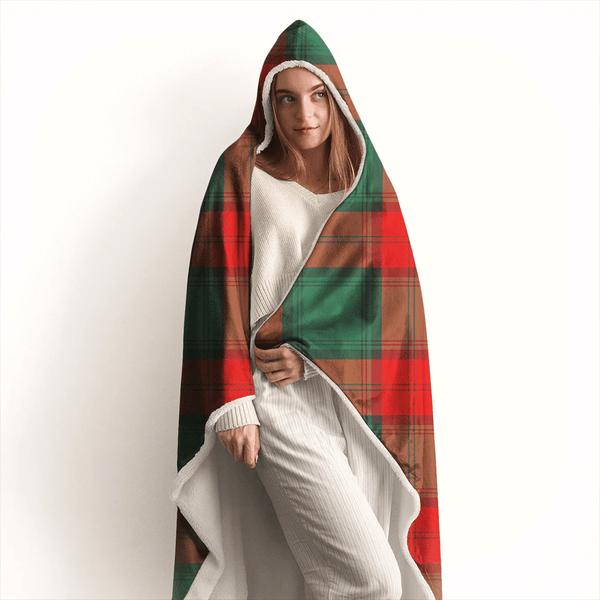 Stewart Atholl Modern Tartan Classic Hooded Blanket