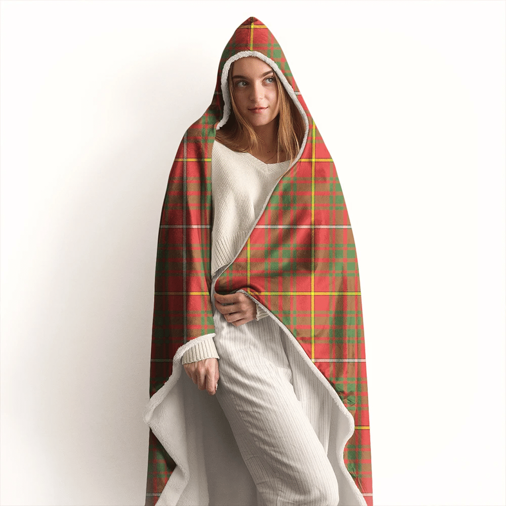 Bruce Modern Tartan Classic Hooded Blanket