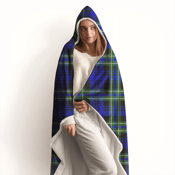 Arbuthnot Modern Tartan Classic Hooded Blanket