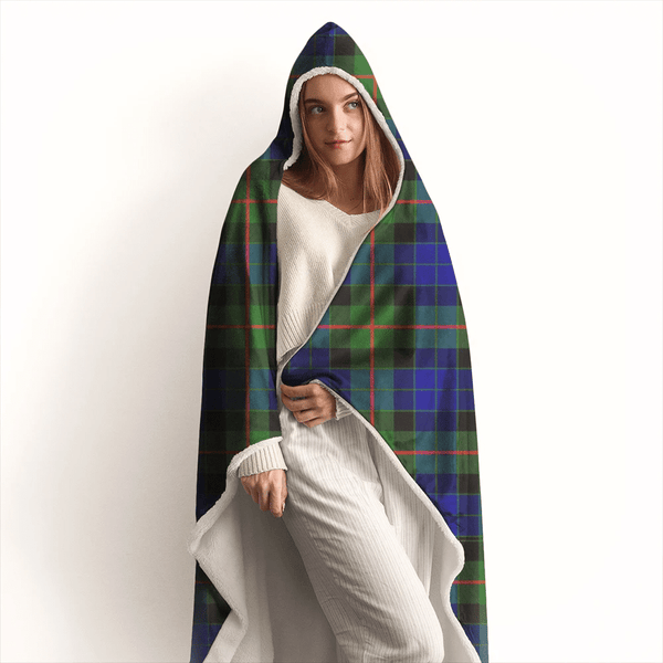 Gunn Modern Tartan Classic Hooded Blanket