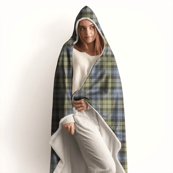 Campbell Faded Tartan Classic Hooded Blanket