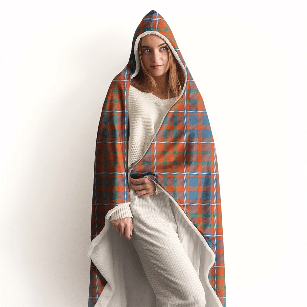 Cameron of Lochiel Ancient Tartan Classic Hooded Blanket