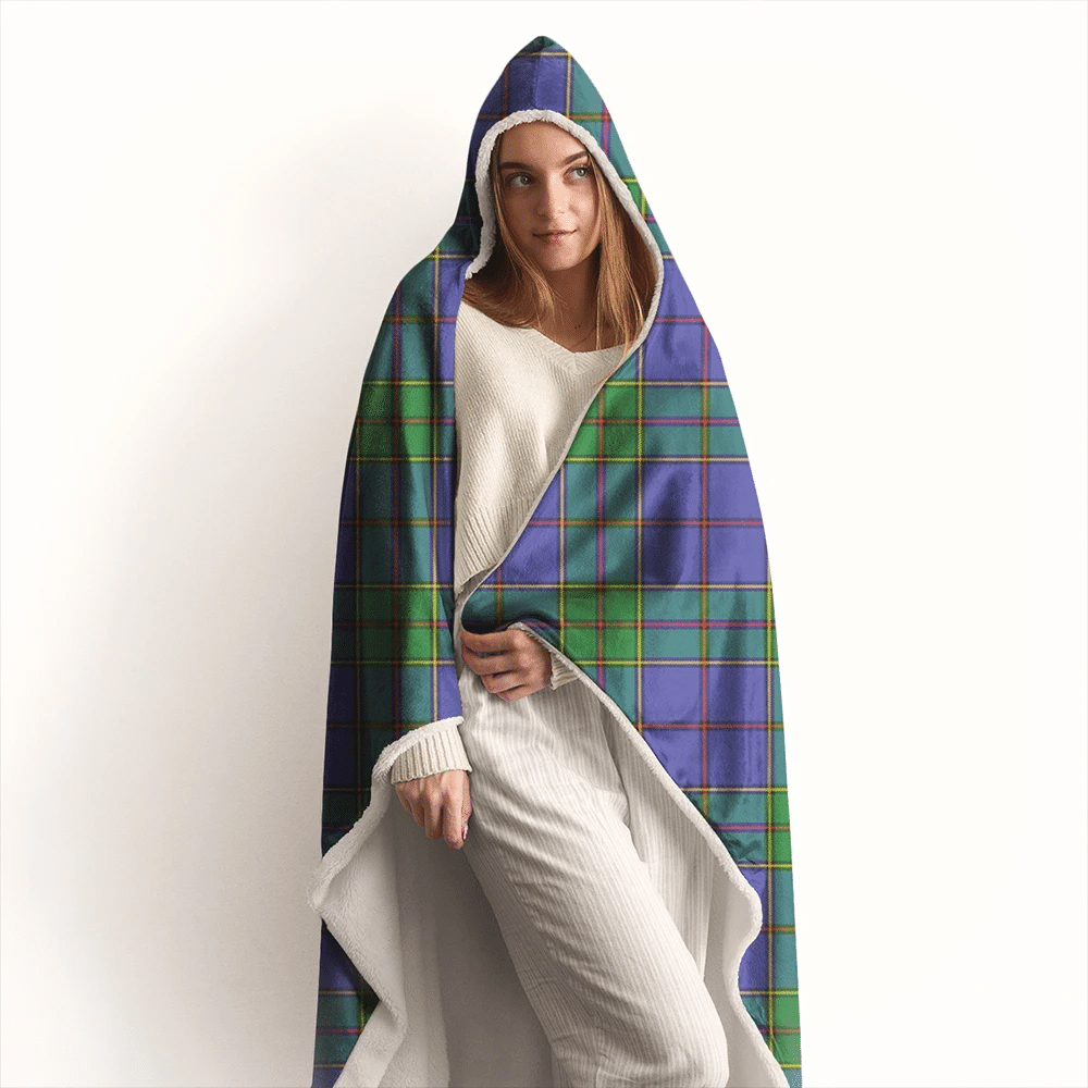 Strachan Tartan Classic Hooded Blanket