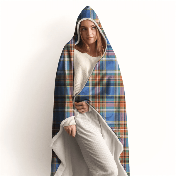 MacBeth Ancient Tartan Classic Hooded Blanket