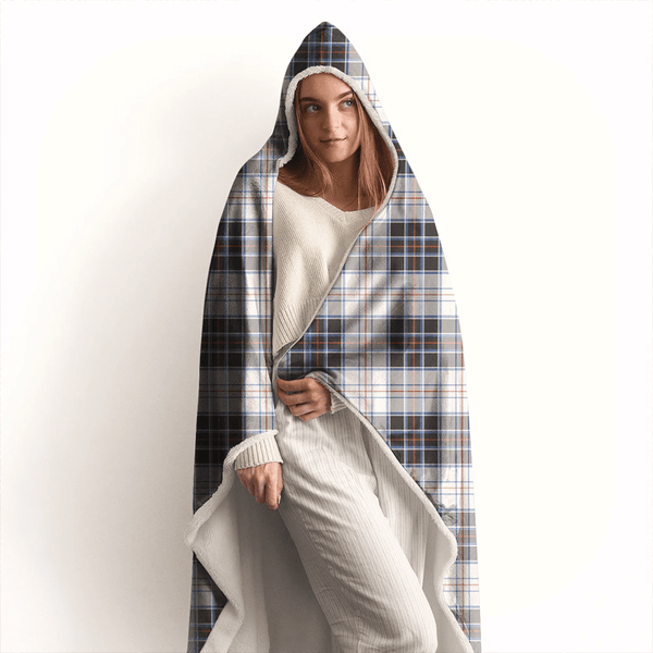 MacRae Dress Modern Tartan Classic Hooded Blanket