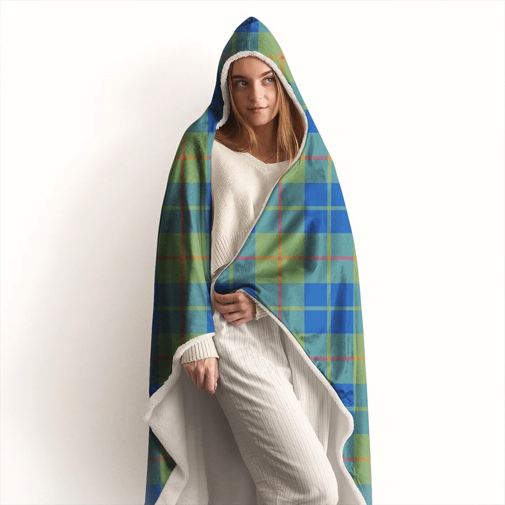 Barclay Hunting Ancient Tartan Classic Hooded Blanket