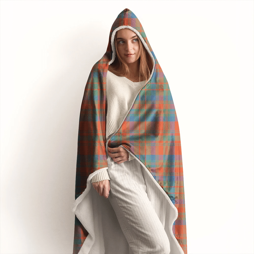 Matheson Ancient Tartan Classic Hooded Blanket