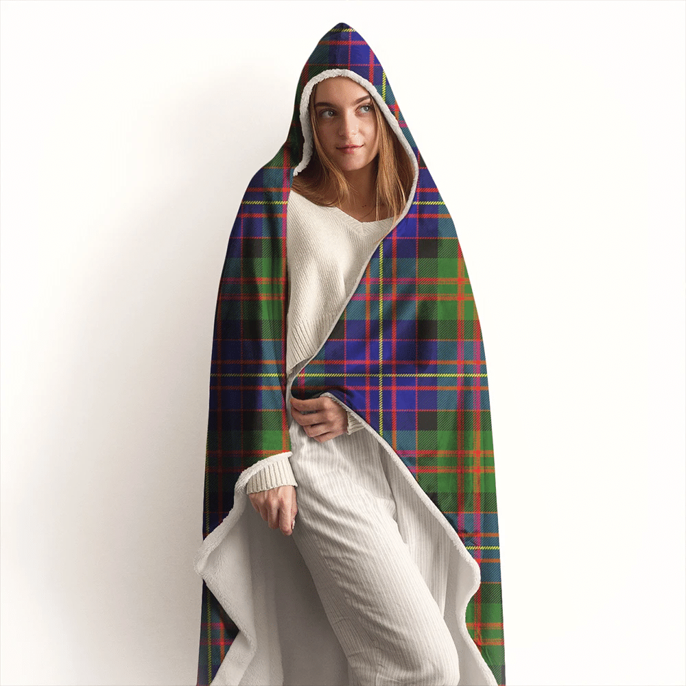 Cameron of Erracht Modern Tartan Classic Hooded Blanket