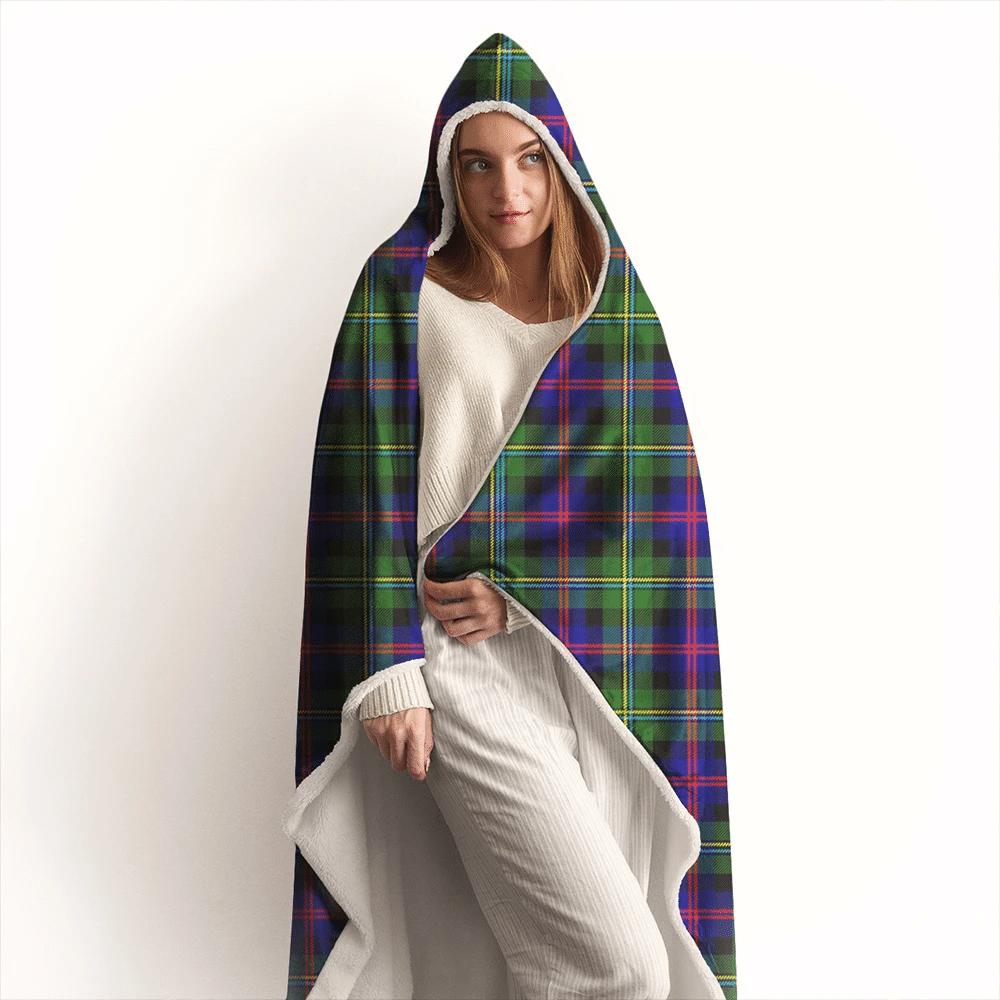 Malcolm Modern Tartan Classic Hooded Blanket