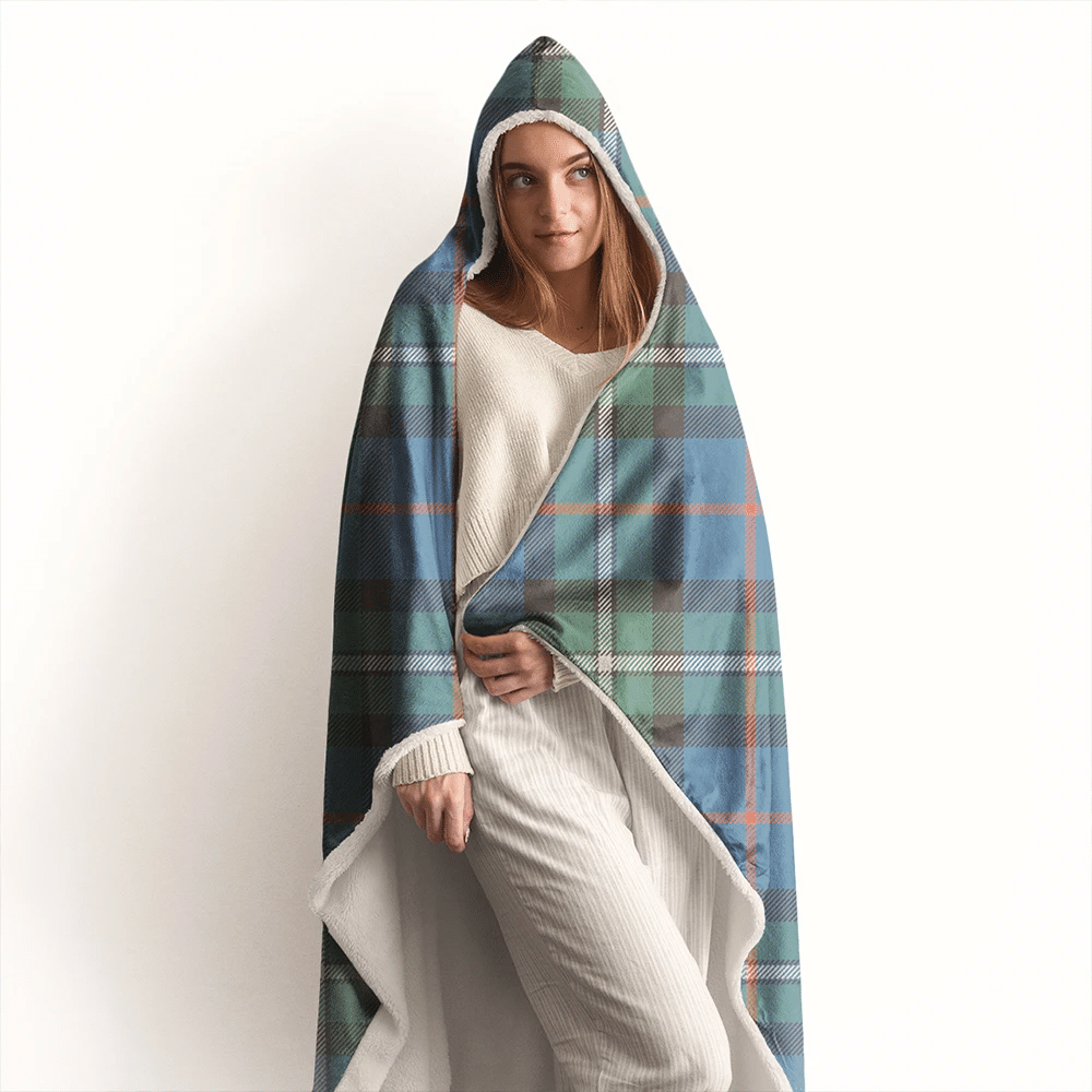 MacPhail Hunting Ancient Tartan Classic Hooded Blanket