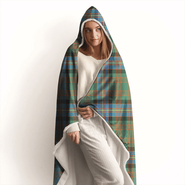 Cochrane Ancient Tartan Classic Hooded Blanket