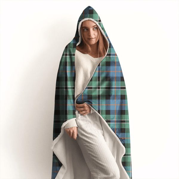 Rose Hunting Ancient Tartan Classic Hooded Blanket