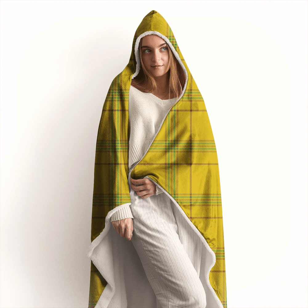 Houston Tartan Classic Hooded Blanket