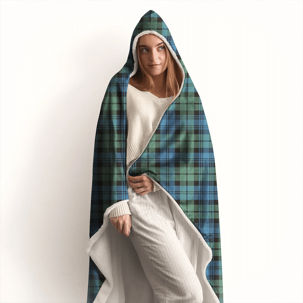 Campbell Ancient 02 Tartan Classic Hooded Blanket