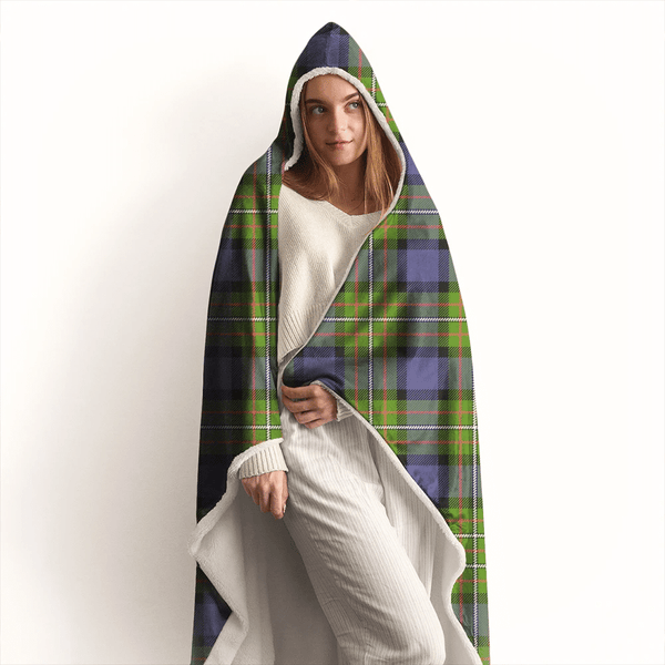 Fergusson Modern Tartan Classic Hooded Blanket