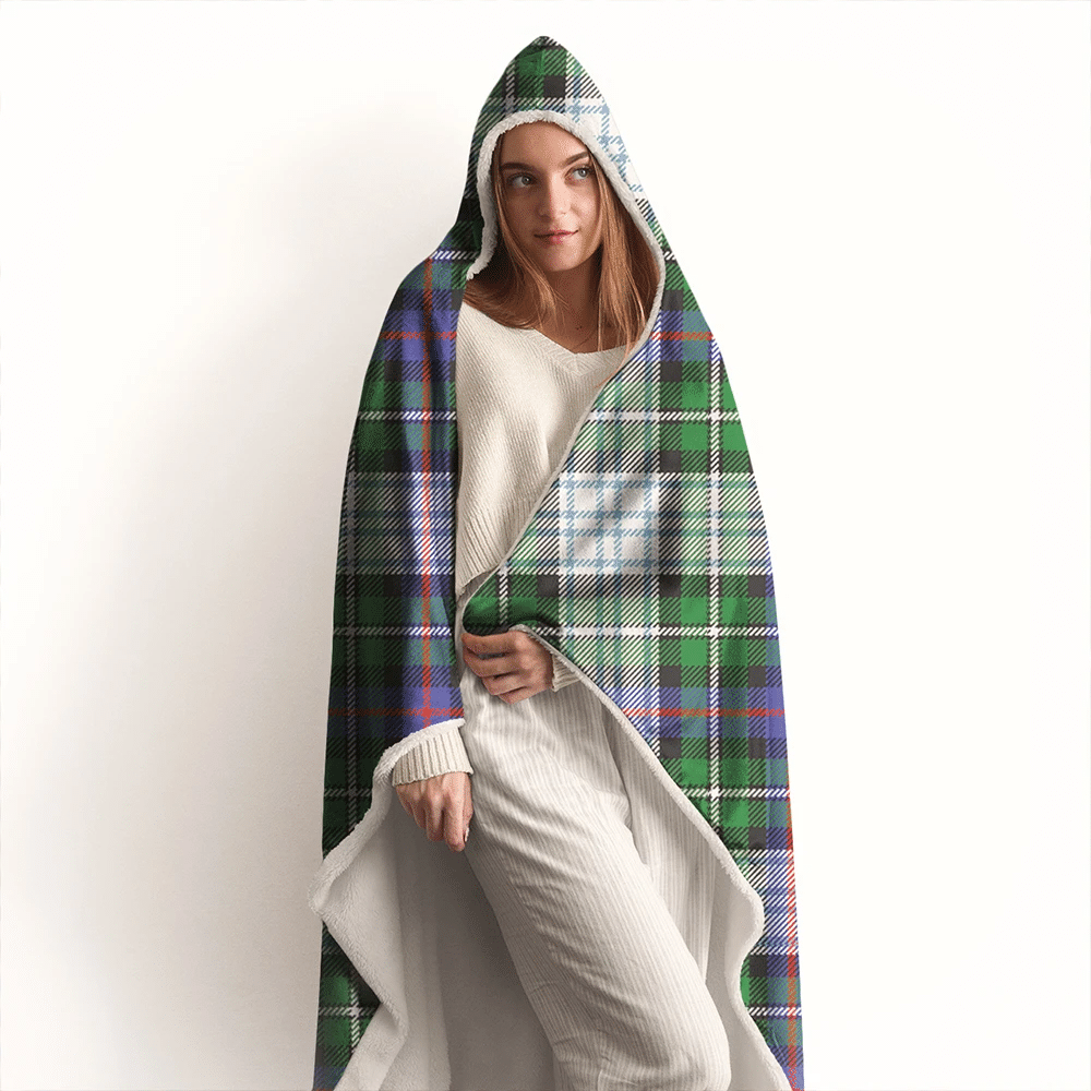 MacKenzie Dress Modern Tartan Classic Hooded Blanket