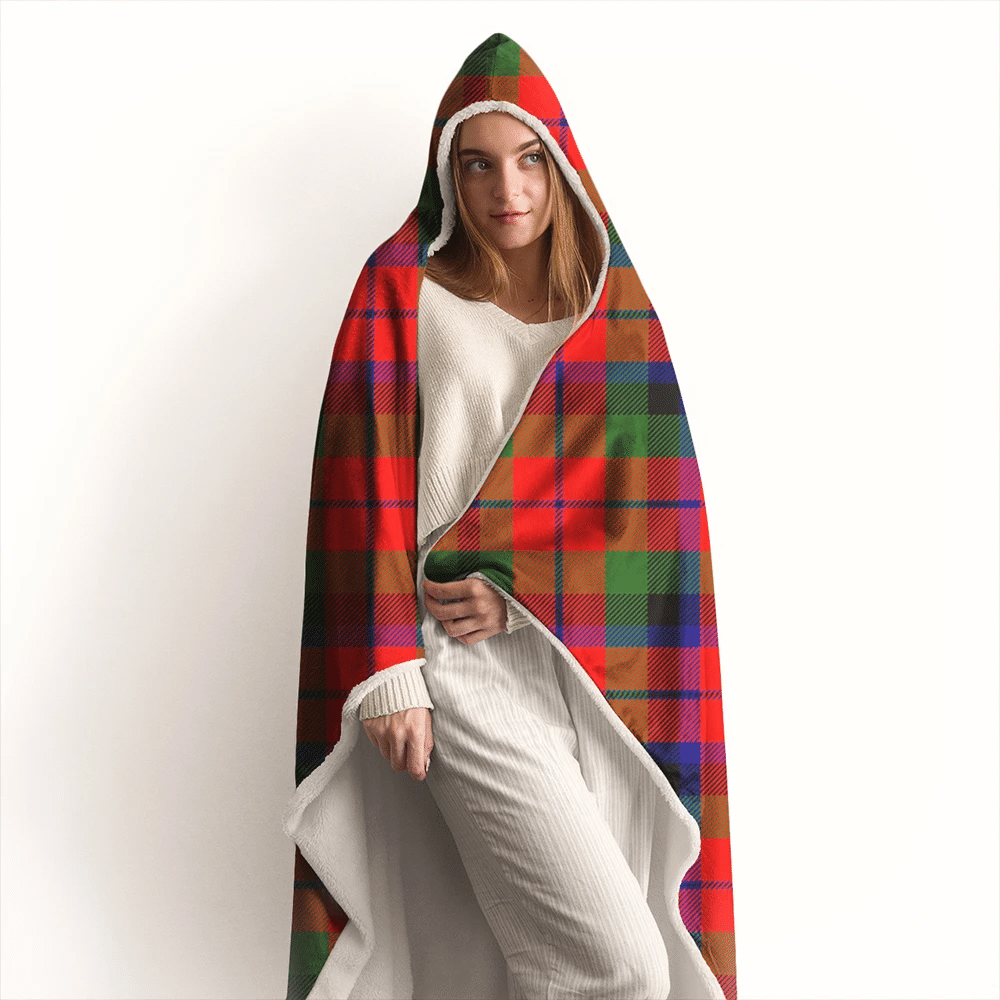 MacNaughton Modern Tartan Classic Hooded Blanket