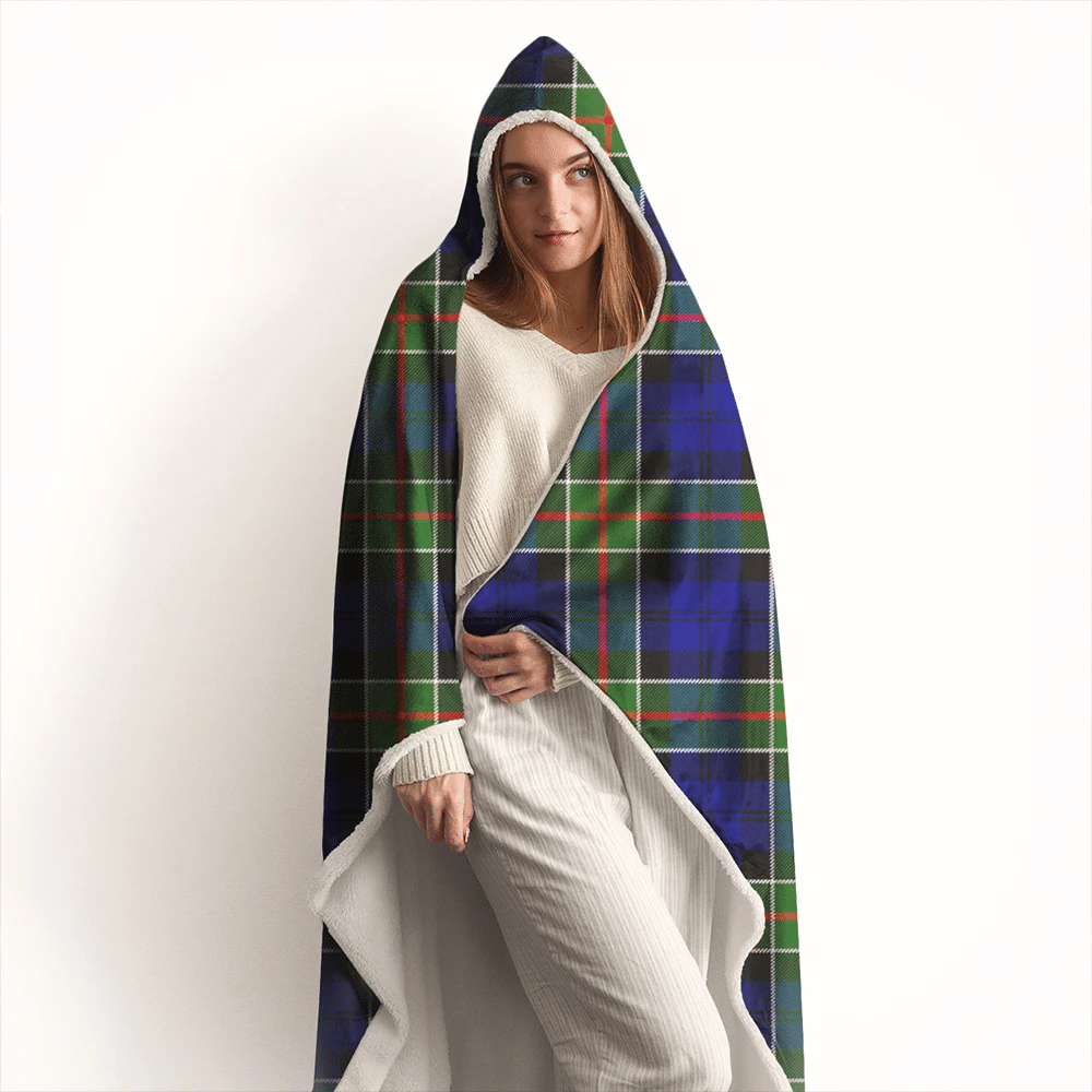 Colquhoun Modern Tartan Classic Hooded Blanket