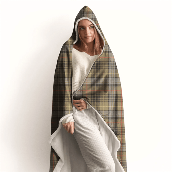 Stewart Hunting Weathered Tartan Classic Hooded Blanket