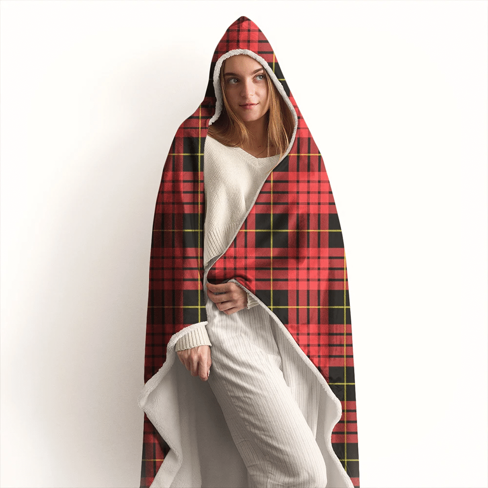 MacQueen Modern Tartan Classic Hooded Blanket