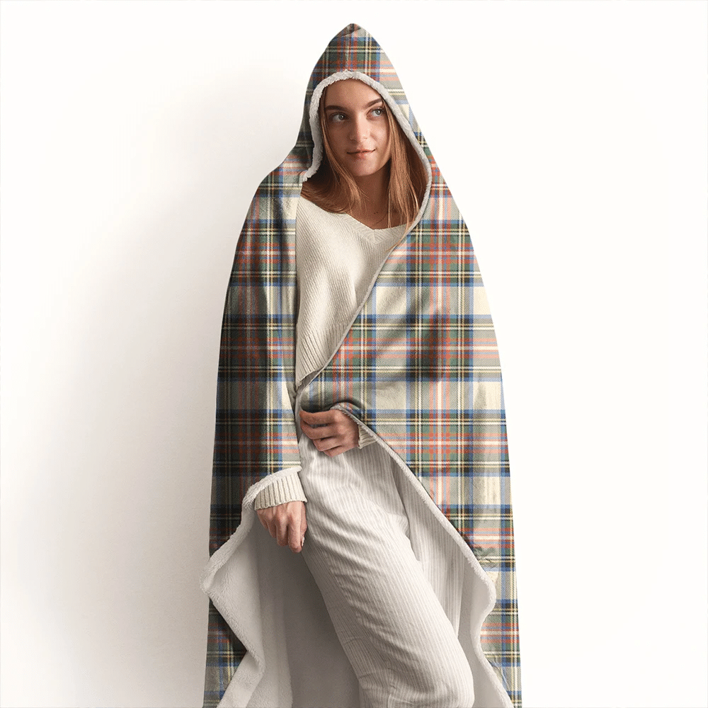 Stewart Dress Ancient Tartan Classic Hooded Blanket