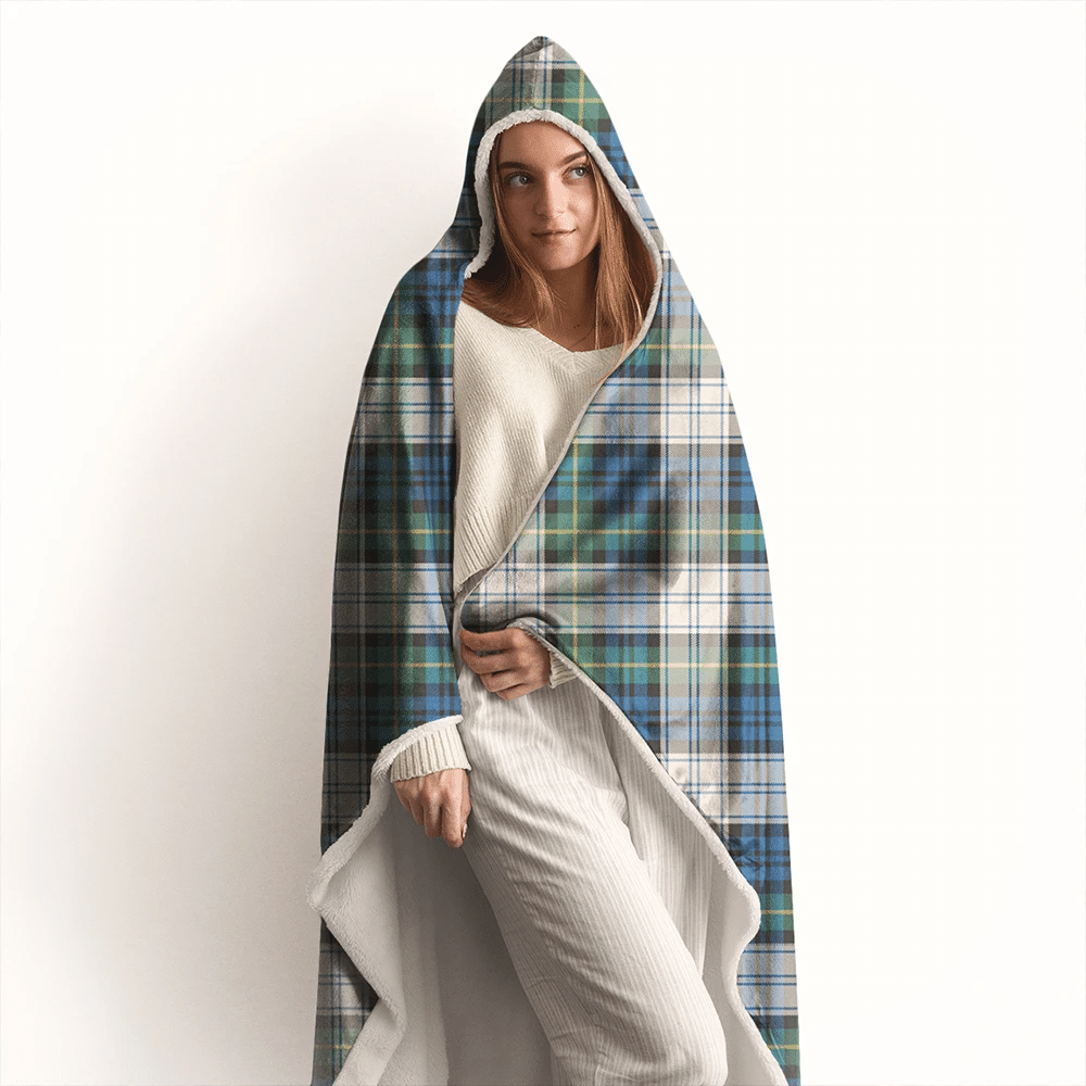 Gordon Dress Ancient Tartan Classic Hooded Blanket