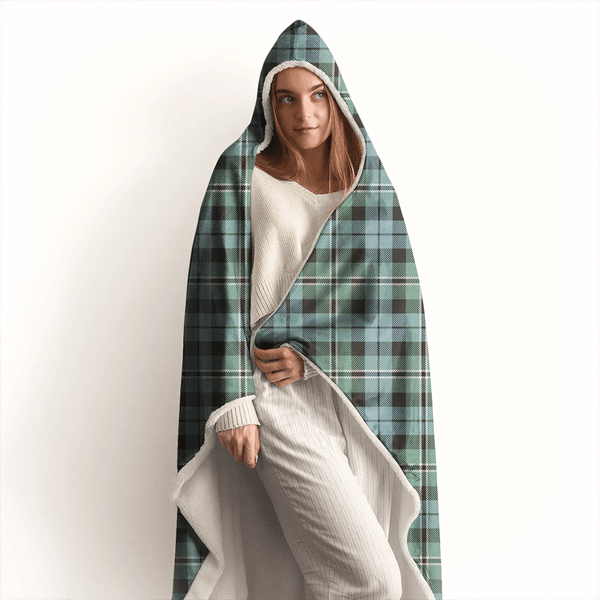 Melville Tartan Classic Hooded Blanket